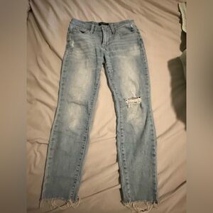 Lucky Brand Light Blue Distressed Skinny Jeans